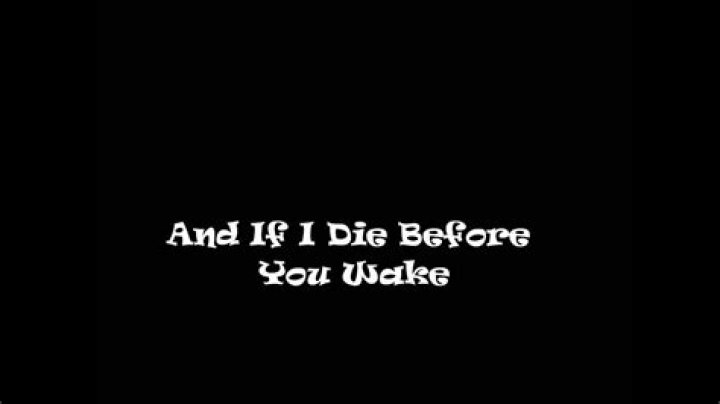 If i die before i wake feed jake lyrics