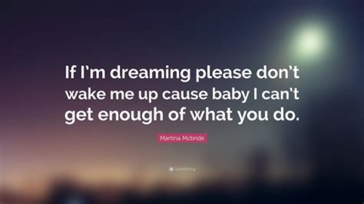 If this is a dream please don’t wake me up lyrics