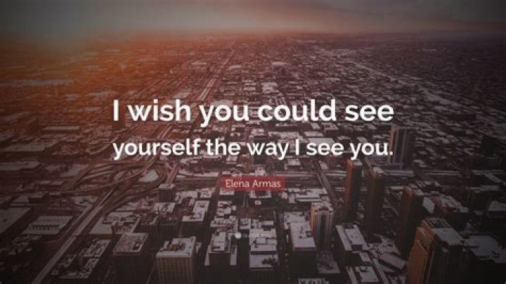 If you could see yourself the way i see you lyrics