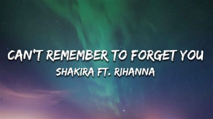 If you don’t remember if you can’t forget lyrics