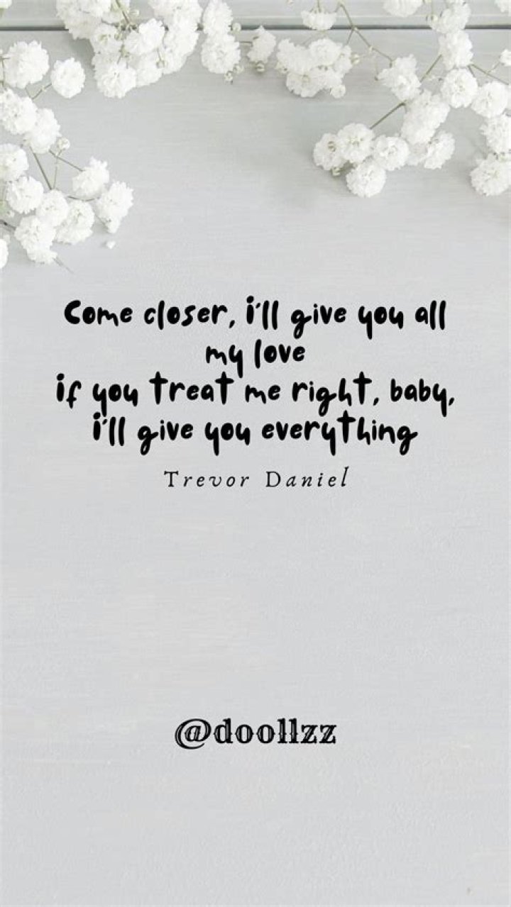 If you treat me right, baby i’ll give you everything lyrics