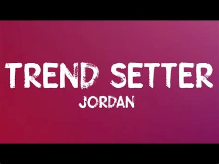 Im a trend setter lyrics