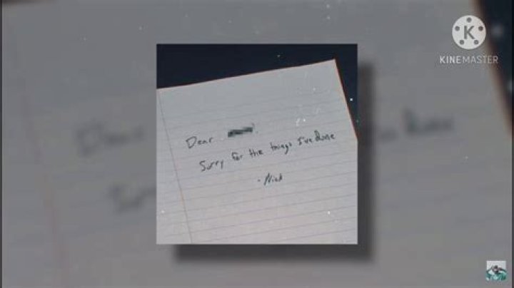 Im sorry for the things that i’ve done lyrics