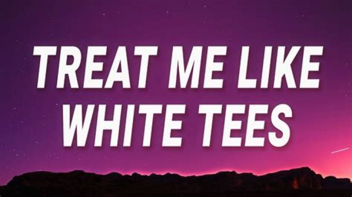 In my white tee lyrics