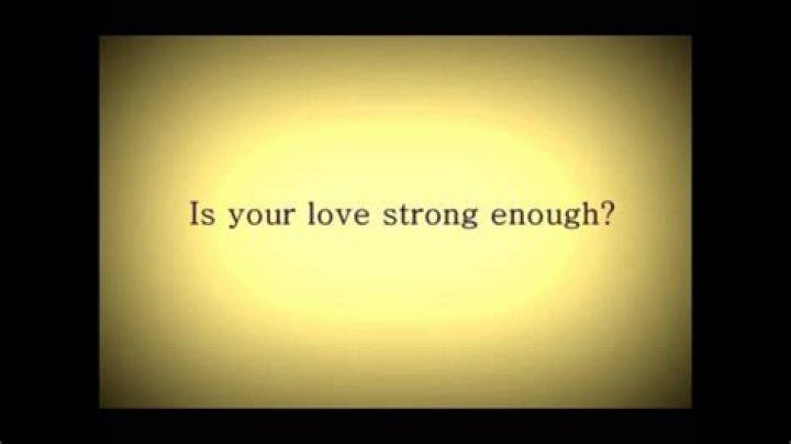 Is your love strong enough lyrics