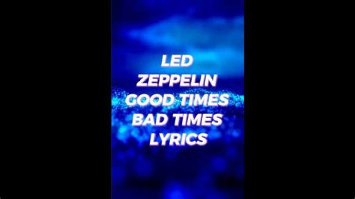 Its for always its for always through the good times and the bad times lyrics