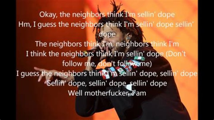 J cole neighbors clean lyrics