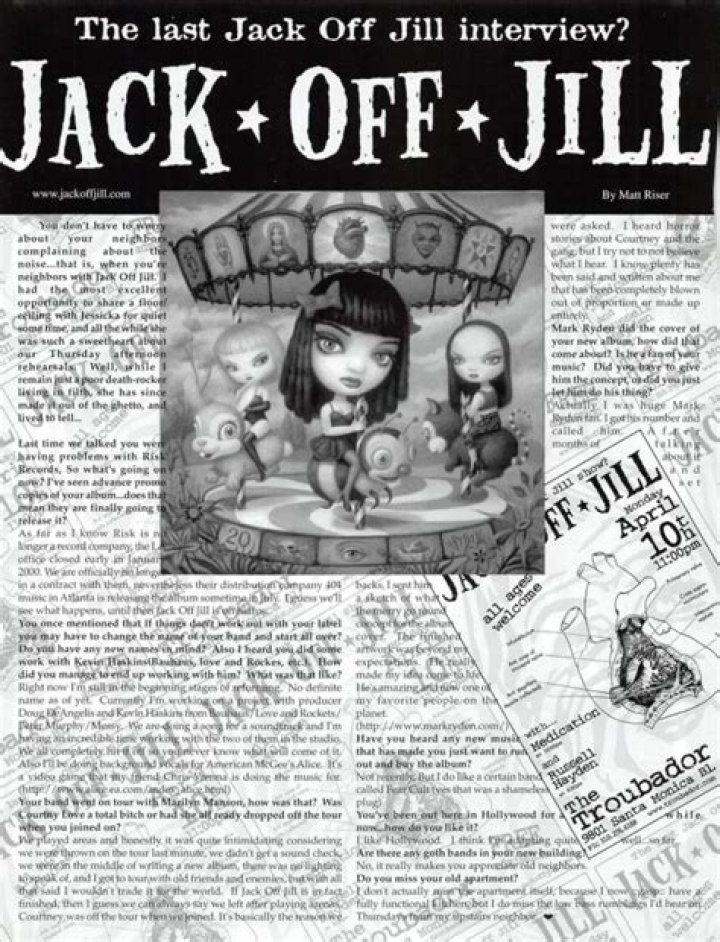 Jack Off Jill Facts