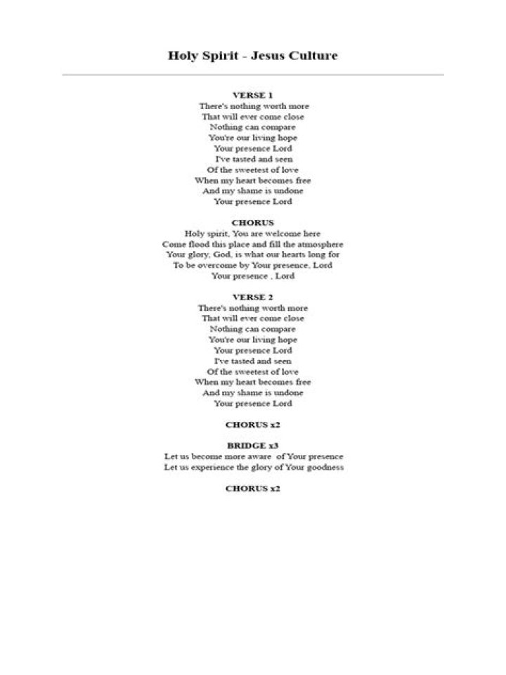 Jesus culture lyrics