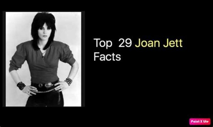 Joan Jett Facts