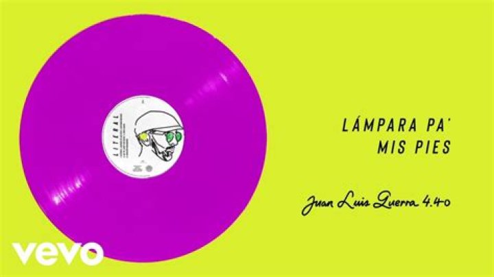 Juan Luis Guerra 4.40 Lámpara Pa' Mis Pies Lyrics