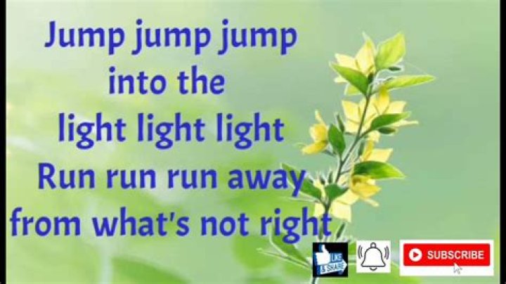 Jump into the light lyrics