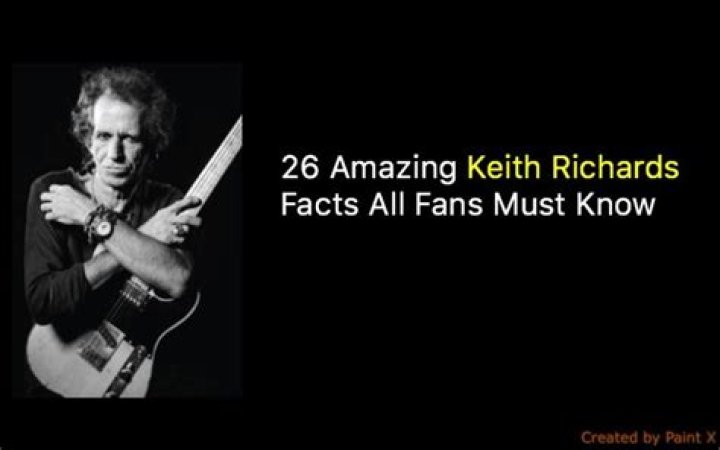 Keith Richards Facts