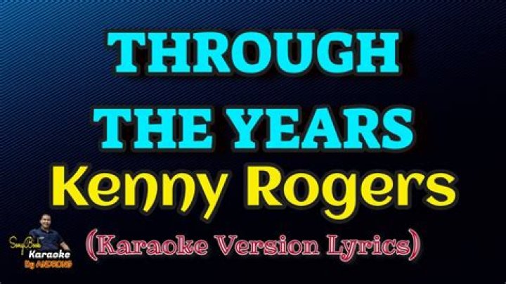 Kenny rogers karaoke song w lyrics lyrics