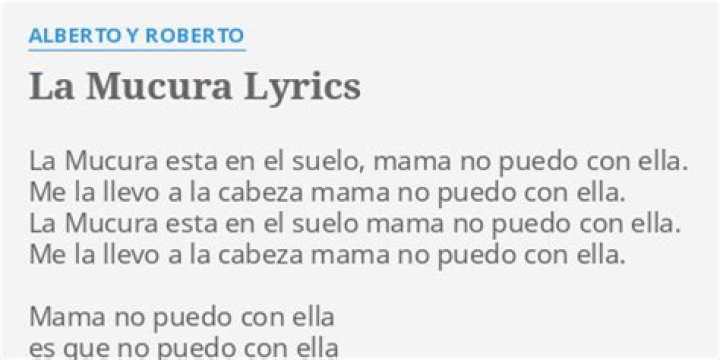 La mucura lyrics