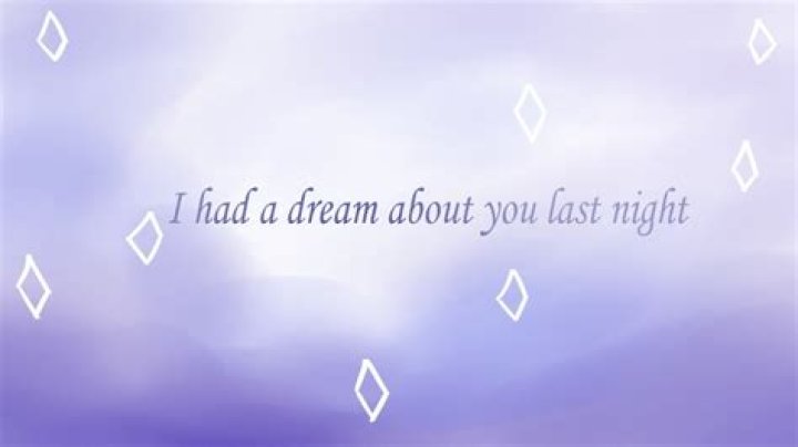 Last night i had a dream that i woke up in another world lyrics