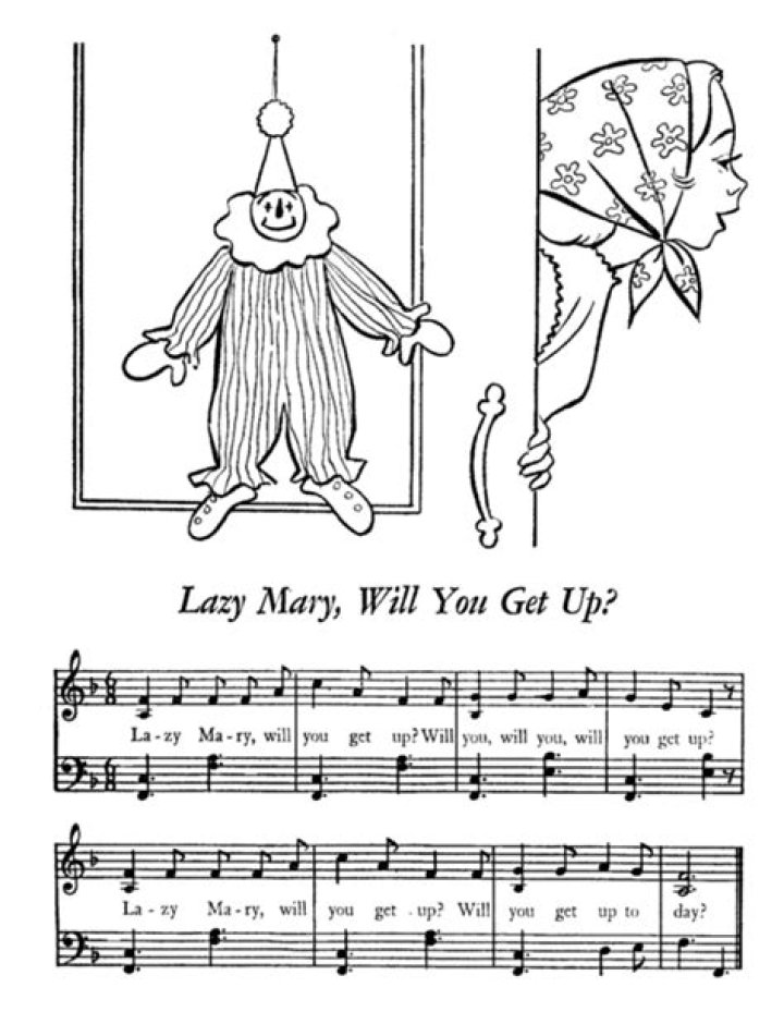 Lazy mary in english lyrics