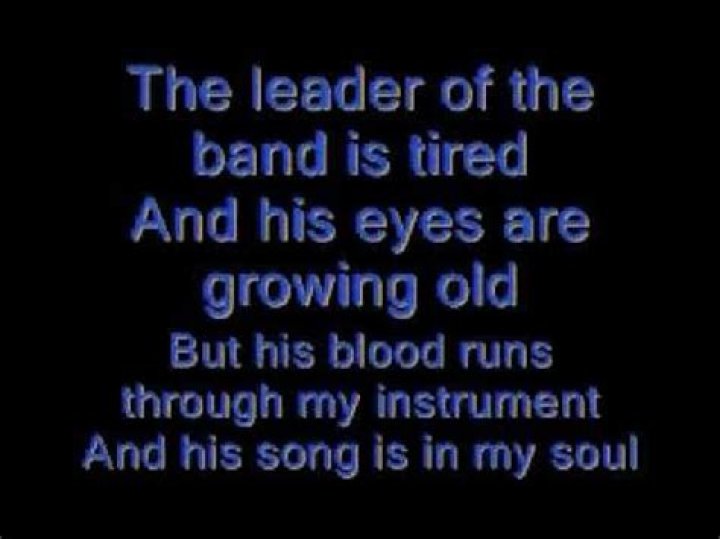 Leader of band lyrics