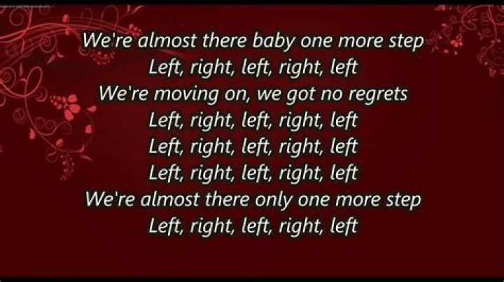 Left left left right left lyrics