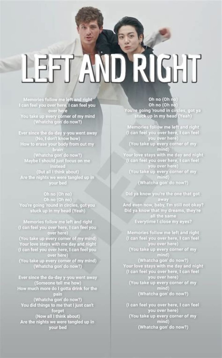 Left right left down lyrics