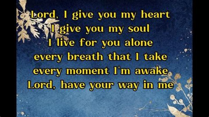 Let me give you my heart lyrics