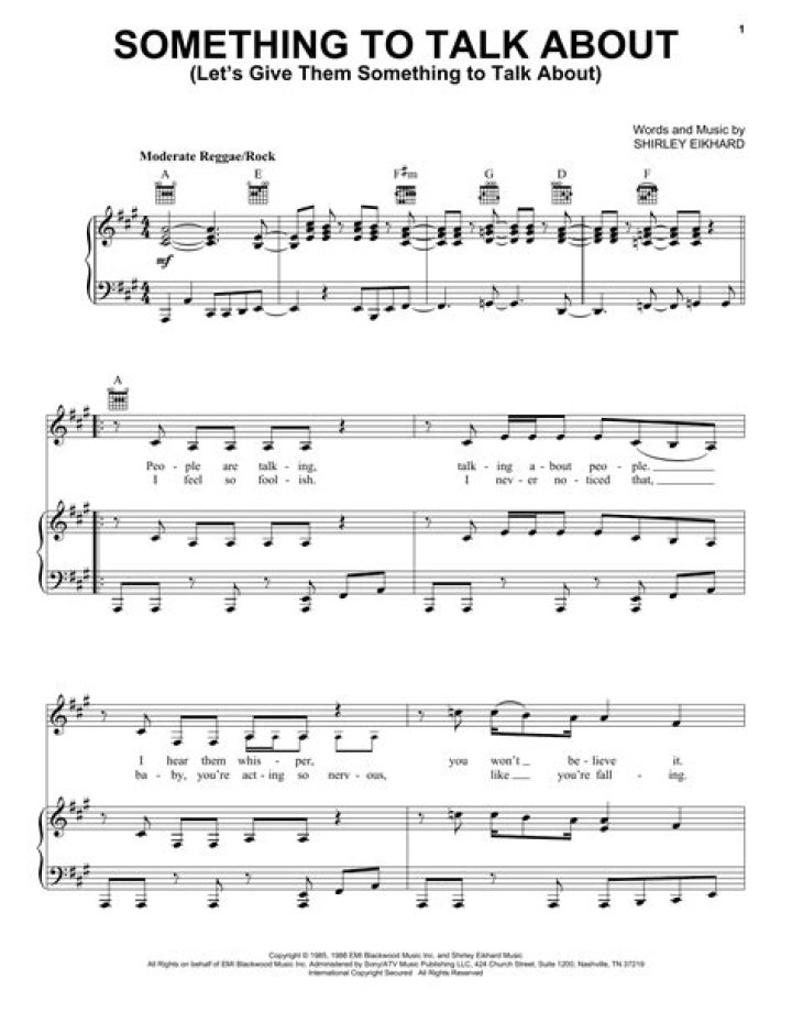 Lets give them something to talk about lyrics