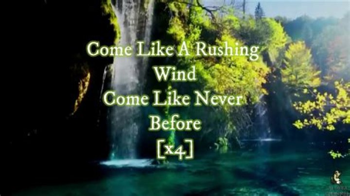 Like a rushing wind, l surrender lyrics