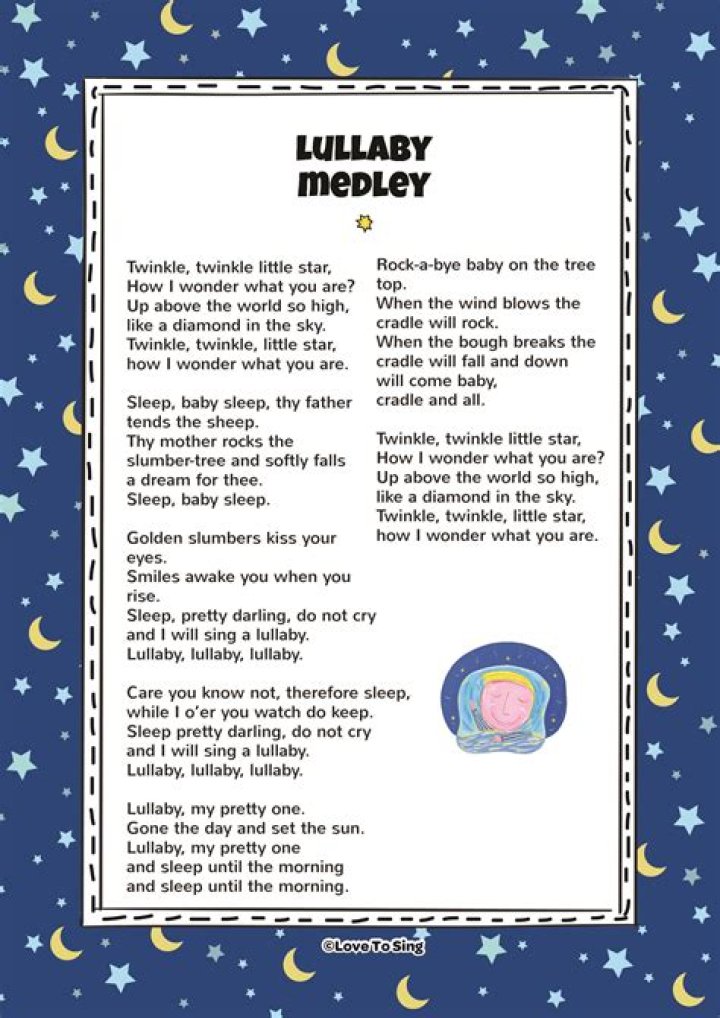 Listen to this lullaby lyrics