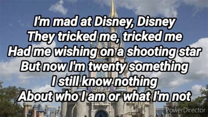 Mad at disney lyrics