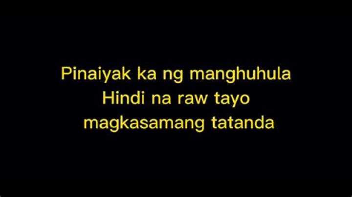 Mahalin mo na lang ako ng sobra sobra lyrics