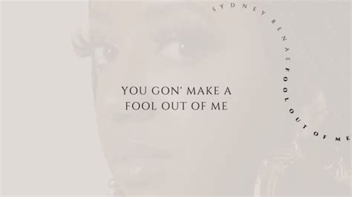 Making a fool out of me lyrics