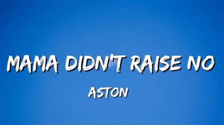 Mama raised no whore lyrics