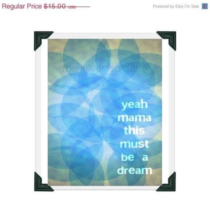 Mama this must be a dream lyrics