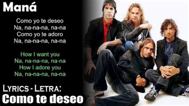 MANA Cómo Te Deseo Lyrics English Translation