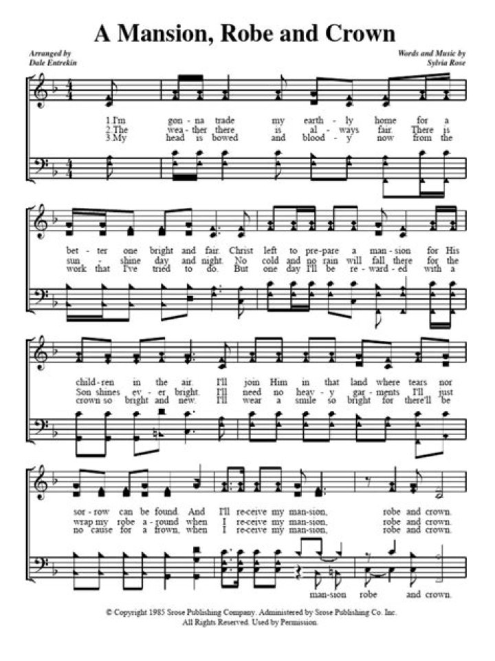 Mansion robe and crown lyrics