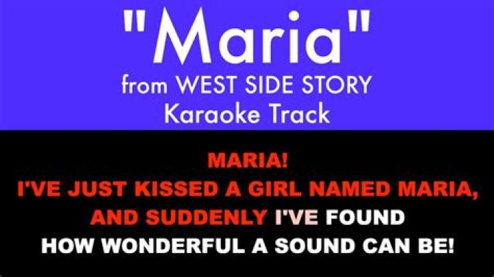 Maria song lyrics