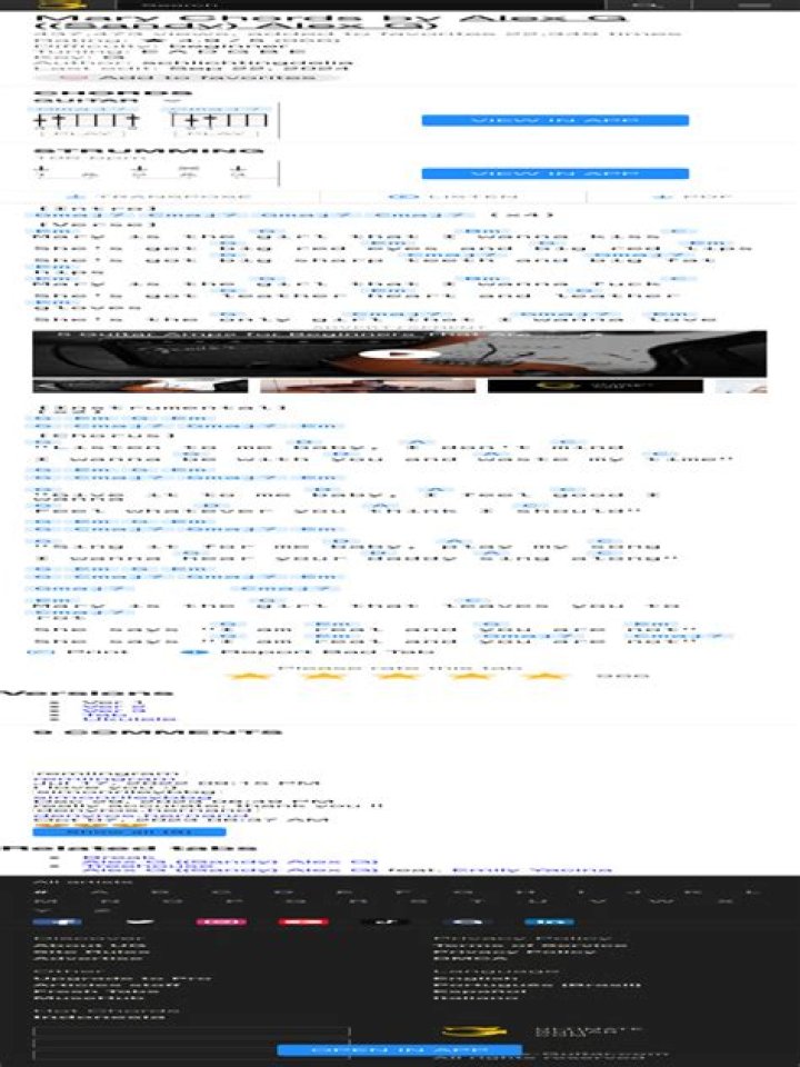 MARY CHORDS by Alex G ((Sandy) Alex G)