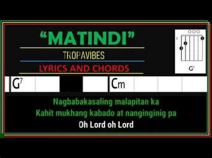 Matindi tropavibes lyrics