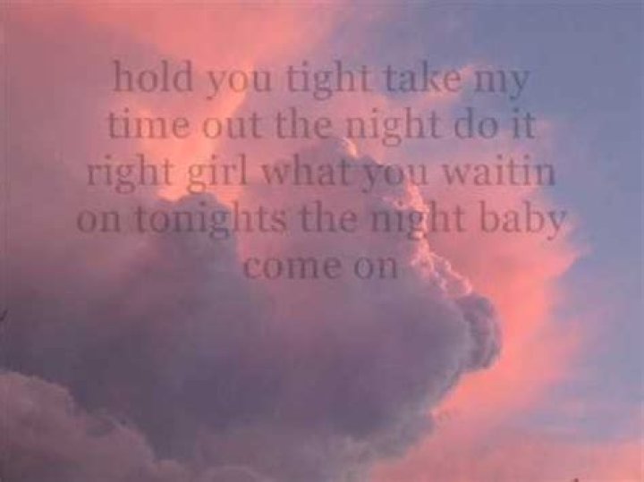 Maybe tonight we can dance to the dawn hands in the air boy baby come on lyrics