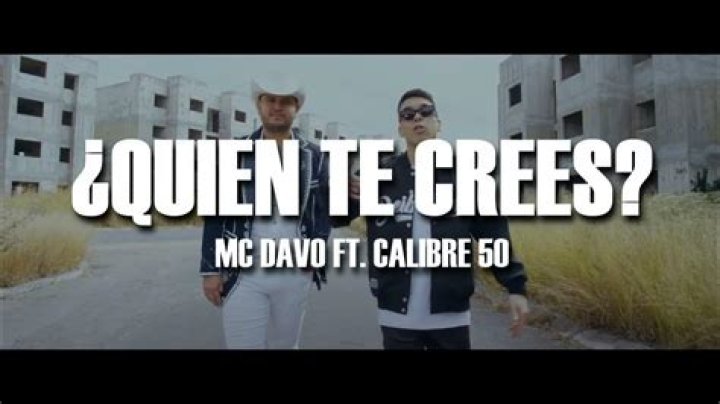 MC Davo ¿Quién Te Crees? Lyrics English Translation