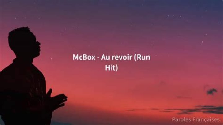 MCBOX Au revoir Lyrics English Translation