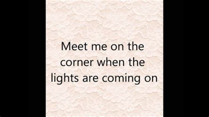 Meet on the corner lyrics