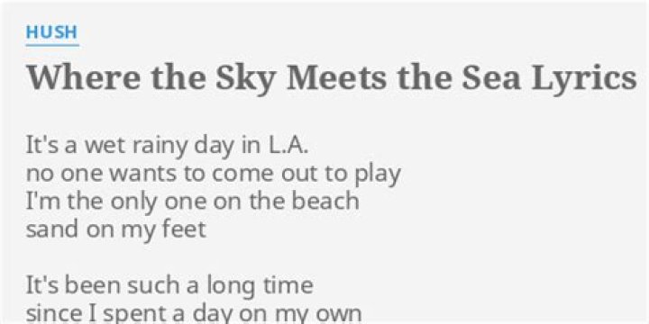 Meets the sea lyrics