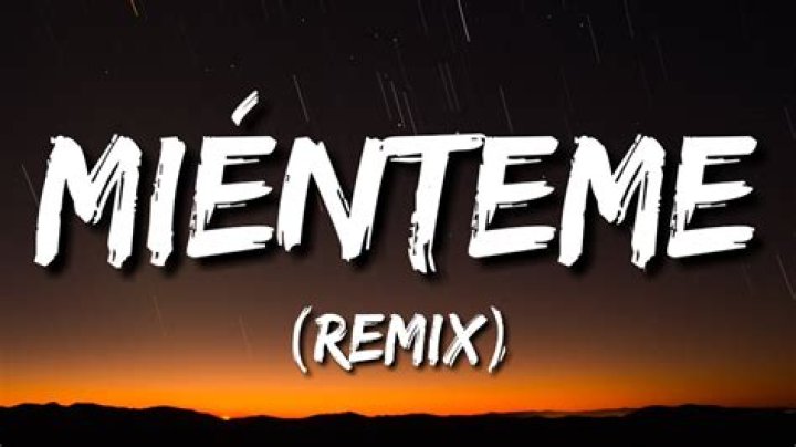 Miénteme lyrics