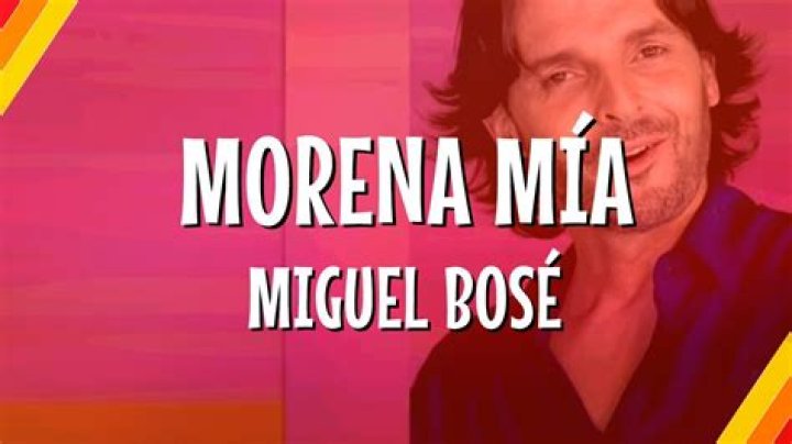 Miguel Bose Morena Mía Lyrics English Translation