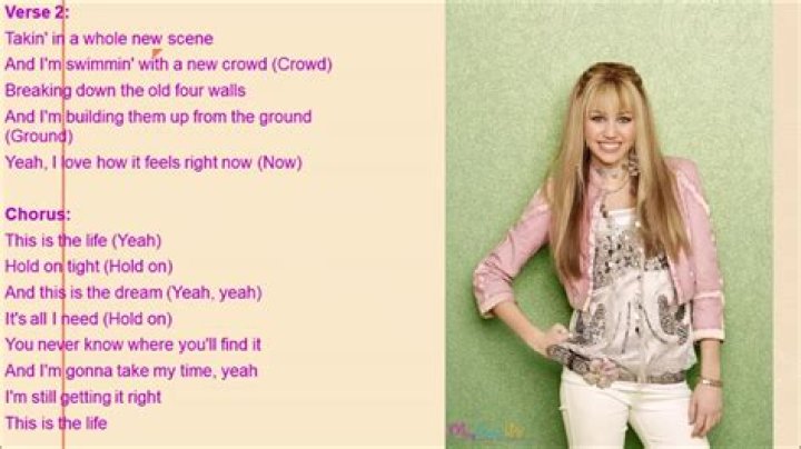 Miley cyrus this is the life lyrics