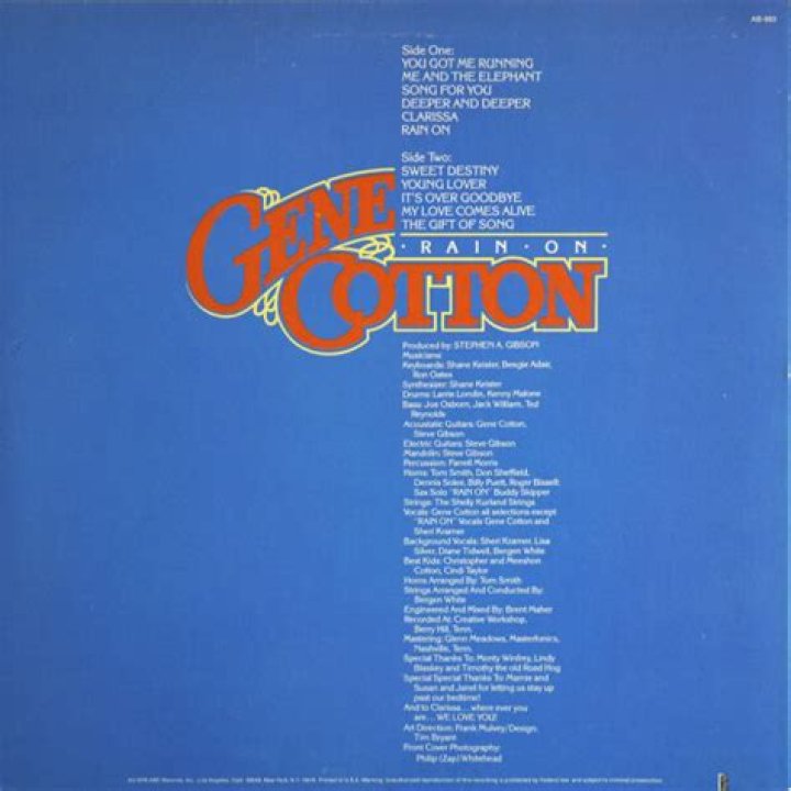 Most Popular Gene Cotton Songs