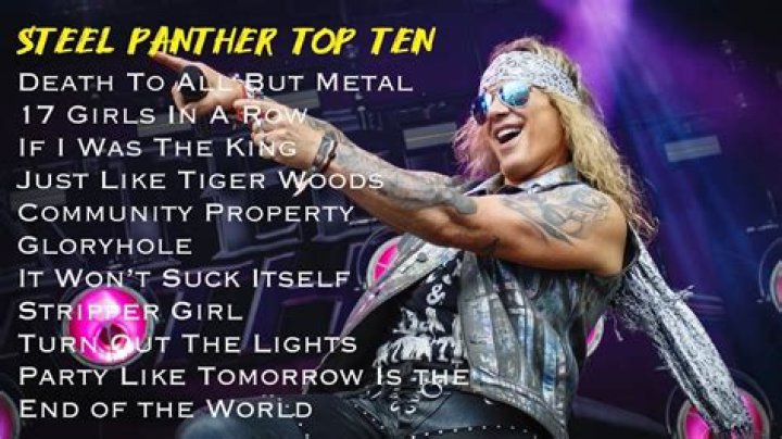 Most Popular Steel Panther Songs