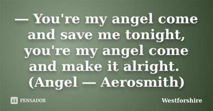 My angel come and save me lyrics