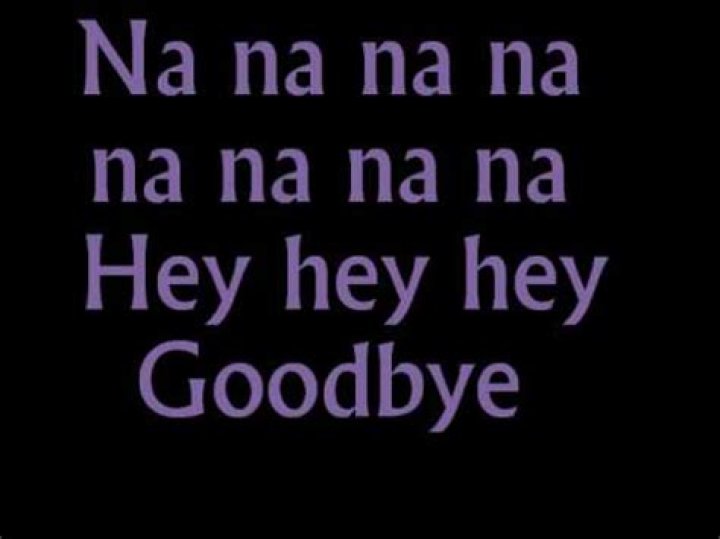 Na na nah goodbye lyrics